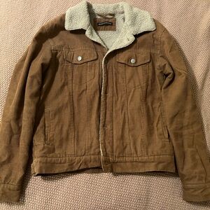 brandy melville brown corduroy jacket 🧸